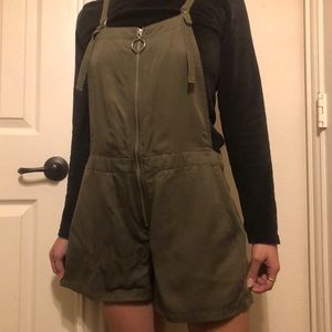 Olive green VOLCOM overalls
